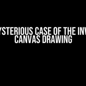 The Mysterious Case of the Invisible Canvas Drawing